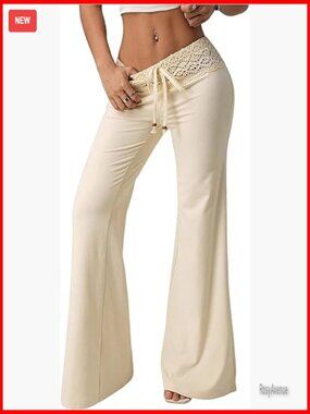 Wide Leg Gaucho Palazzo Pants High Waist Drawstring Boho Holiday Trousers